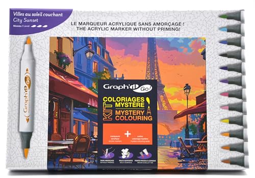 Graph'it Go Kit Coloriage Mystère - City Sunset
