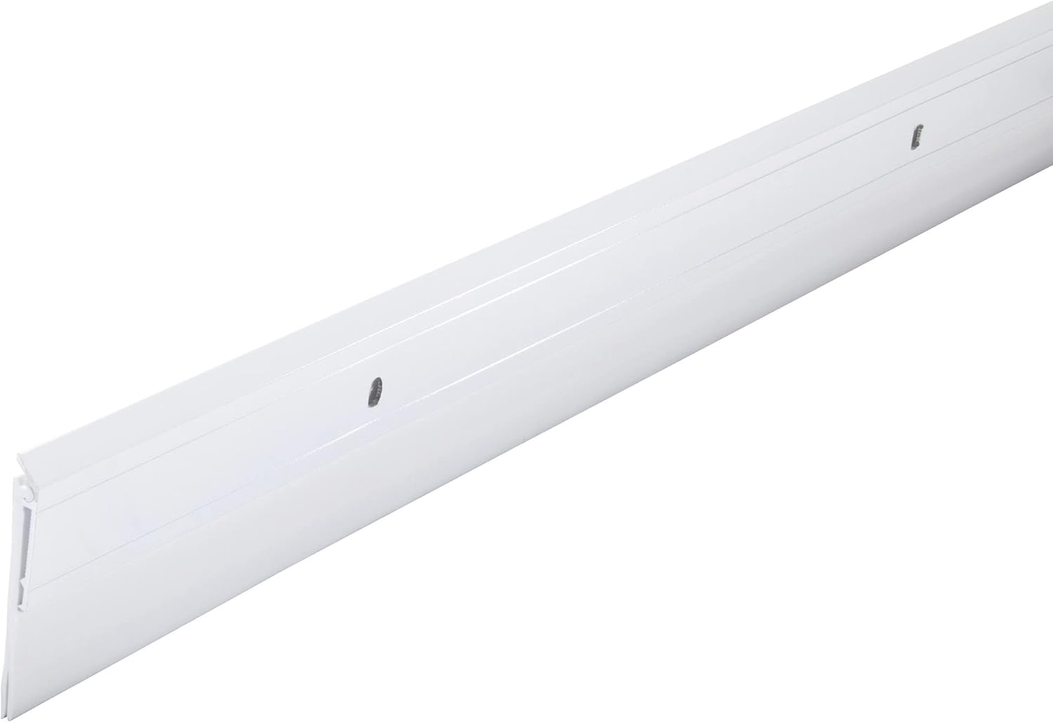 M-D Building Products 05769 36 in. White Aluminum and Vinyl Heavy-Duty Screw-on Door Sweep