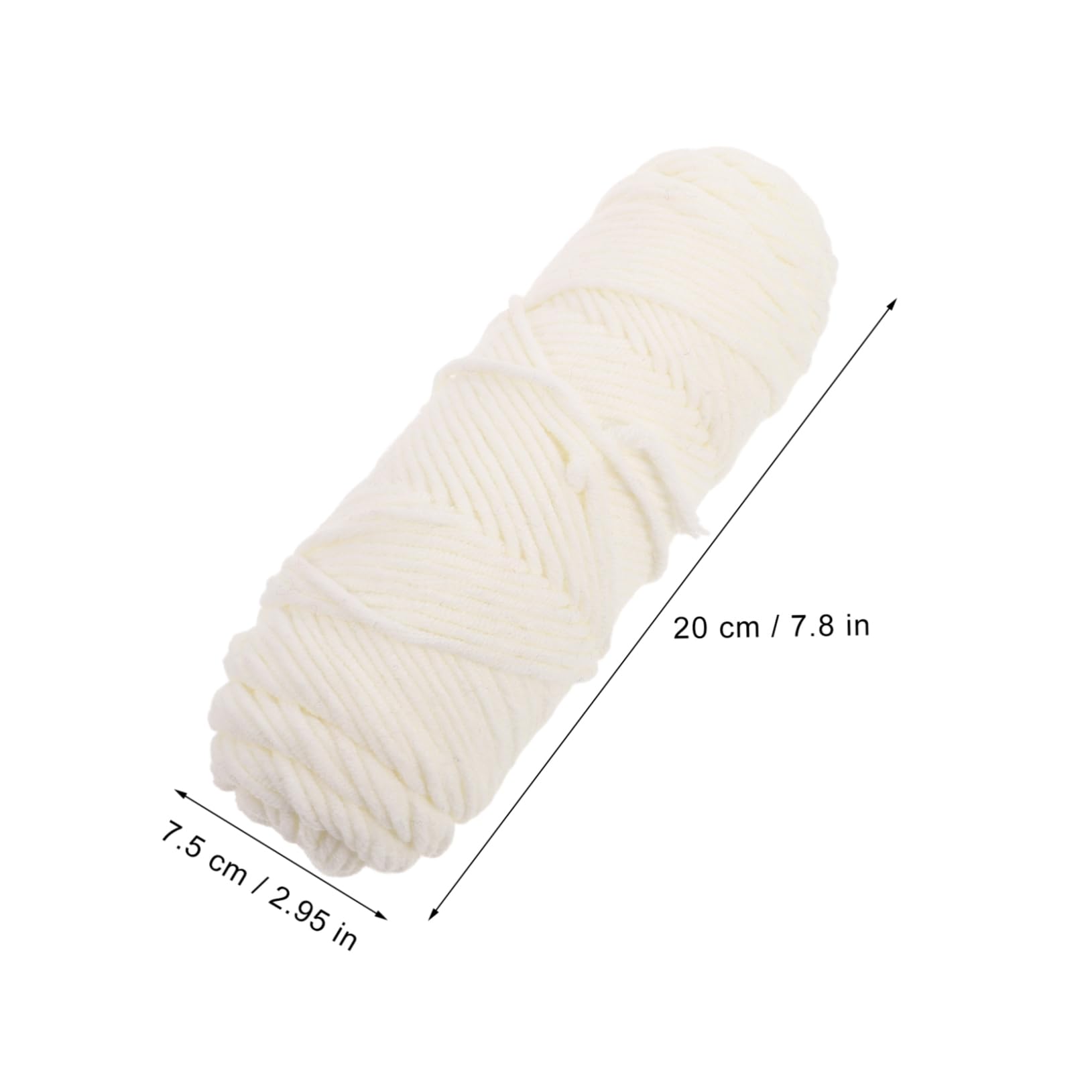 Filato di Cotone al Latte 8 Capi 7 Pezzi Morbido e Spesso per Uncinetto e Maglieria Fai da Te per Amigurumi e Creazioni Artigianali