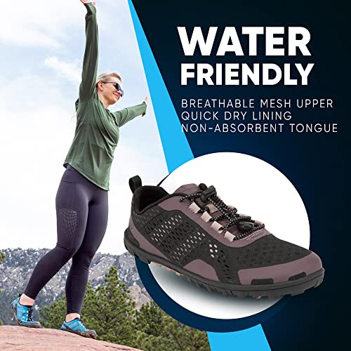 Xero Shoes Women's Aqua X Sport Water Shoe - Lightweight Zero Drop Shoe, Sparrow, 8 #TOP5
