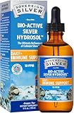 Sovereign Silver Bio-Active Silver Hydrosol for Immune Support - 10 ppm, 4oz (118mL) - Dropper