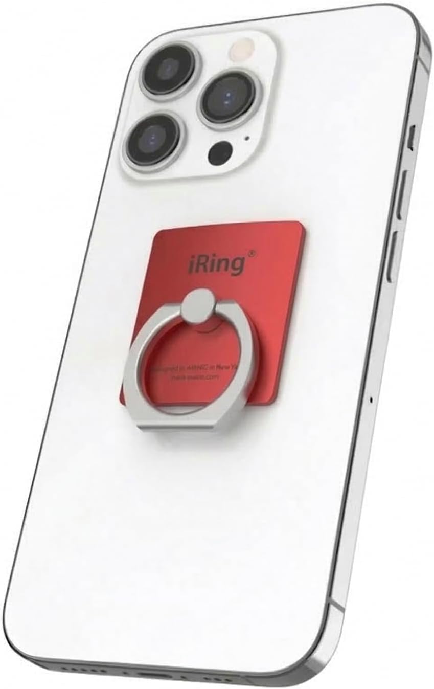 AAUXX iRing Smartphone Ring, Fall Prevention, Stand Function, 360 Degree Rotation, Japanese Authorized Dealer UMS-NIR (Rose Gold)