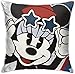 Bxad Ozdobne poszewki na poduszki piękna myszka Minnie poszewka na poduszkę na sofę łóżko krzesło wystrój domu. (45 x 45 cm)
