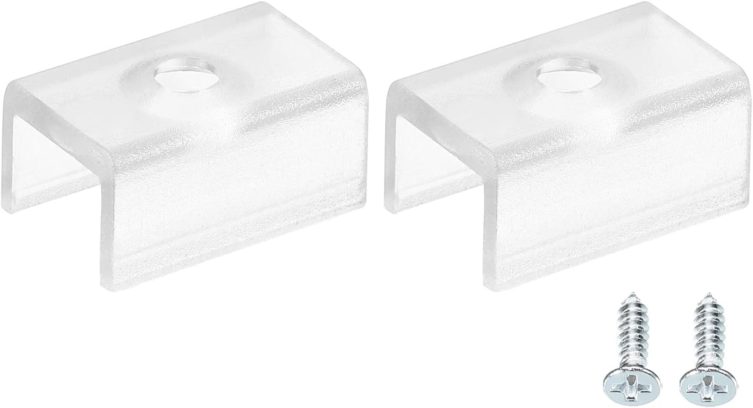 MECCANIXITY Rope Light Mounting Clips, 20 Pack Wall Channel Mounting