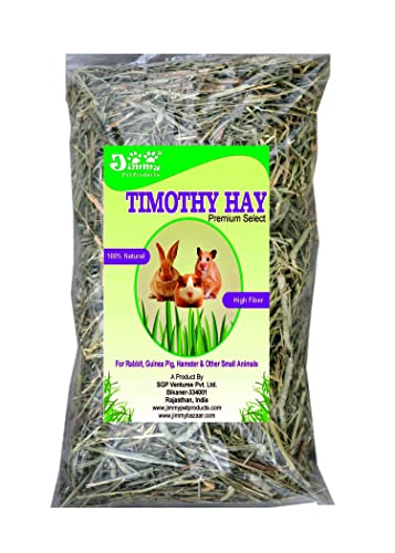 Image of Jimmy Pet Products Timothy Hay for Rabbit Hay Guinea Pig & Hamster High Fiber (200 Gm),All Life Stages