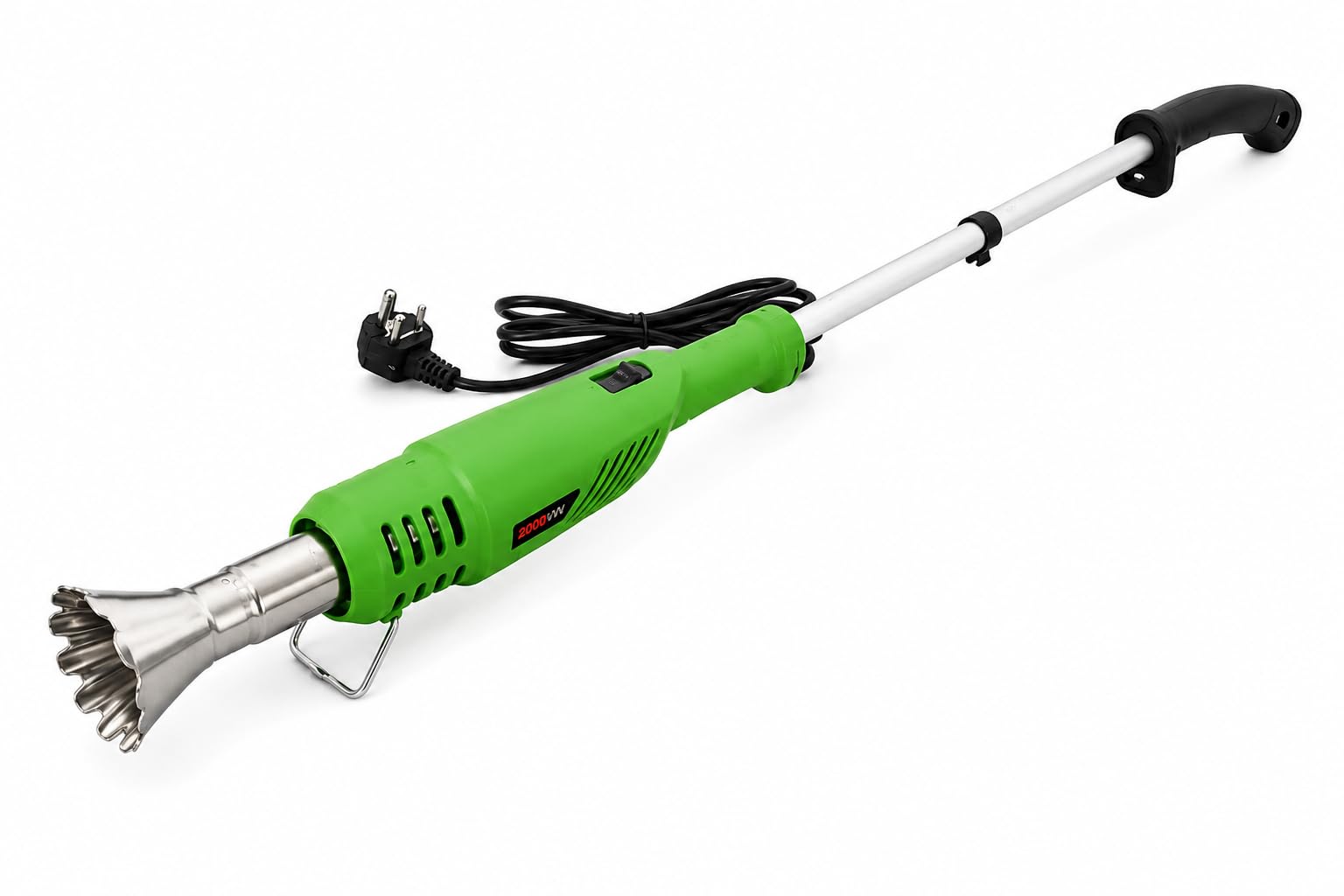 2000W Electric Weed Burner Wand, Thermal Weed Killer with 101cm Ergonomic Long Handle, Chemical-Free Weed Remover, Fast Heat-Up, No Gas or Open Flames for Patios, Driveways & Garden Paths