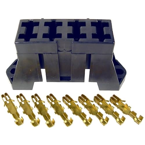Pico 0910PT 4 Slot Fuse Block for ATO and ATC Blade Fuses Includes Terminals