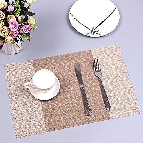 Amazon Brand - Eono Satz von 4 Platzsets, Tischsets PVC Hitzebeständig, Grifffeste Hitzebeständig Platzdeckchen… - Image 6