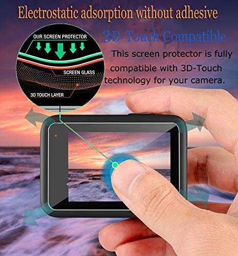 Debous Hero11 Black Screen Protector For Gopro Hero11 Black Hero9 Black Hero10 Black Hero 9 10 11 Black, 9H Hard Tempered Glass 9Pcs +1 Lens Cap #TOP5