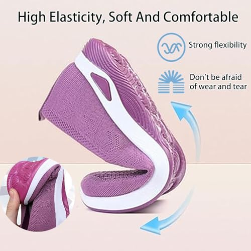Addenno Shoes for Women, Selleren Orthopedic Shoes, Women's Comfortable Breathable Knitted Sneakers3
