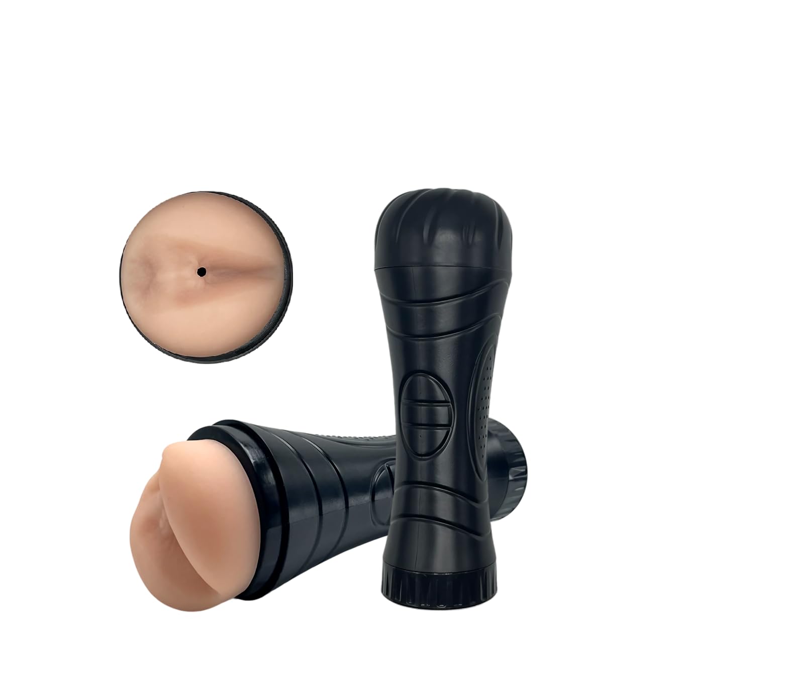Masturbador anal, juguete sexual de entrada anal realista para hombres gay y heterosexuales, diseño de agarre antideslizante texturizado, manga suave extraíble para fácil limpieza