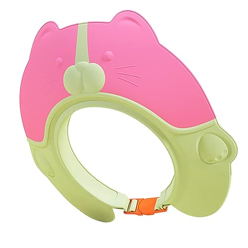 Miniatura 7 de Reidio Gorro de ducha para bebé, protección de baño, ajustable, plegable, de silicona, para lavado de cabello, gorra de champú para bebés y niños