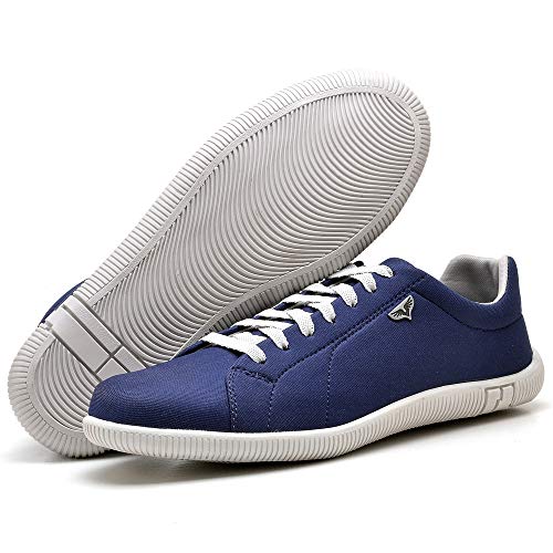 Kit 02 Pares de Sapatênis Sapato Casual Com Carteira Masculino JUILLI 900DB Tamanho:44;cor:Azul;gêne