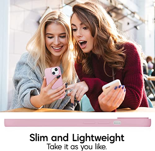 Image of MIDOS Back Cover Compatible with iPhone 14 Plus Case Liquid Silicone Full Protection Shock Proof Back Cover for iPhone 14 Plus (2022) 6.7 inch (Pink)