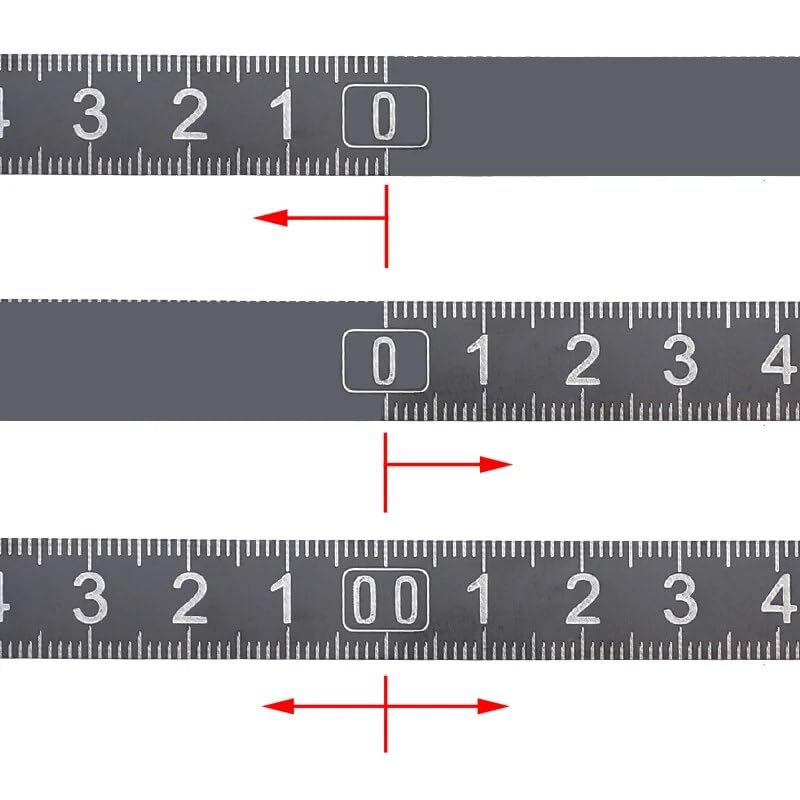 Cinta métrica adhesiva de acero inoxidable 1-3 m miniatura 5