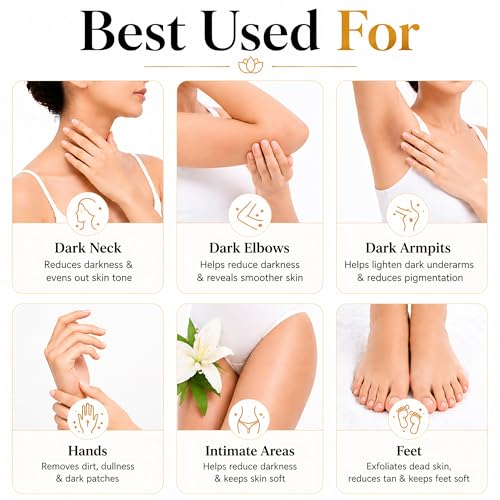 Image of Skin Brightening & Tan Removal Soap | Ayurvedic Bath Soap for Men & Women | Sandalwood, Saffron, Aloe Vera & Goat Milk | Helps Reduce Dark Spots & Uneven Skin Tone | Face & Body | Pack of 4 x 100g (400g)