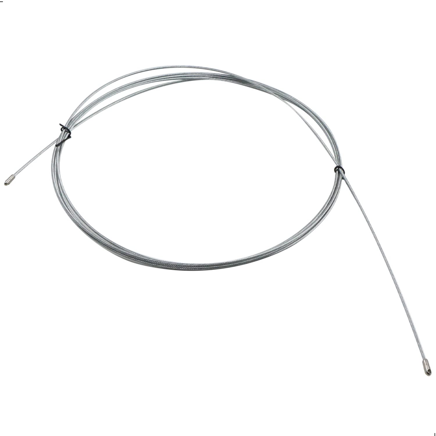 Sonda Tiracavi Passacavi Elettricista - Aid Wire Cable Cavo Threading Dispositivo Kit di Strumenti Per L’Installazione di Cavi, Diametro 3 mm, 5 M, Argento, con Molla di Guida