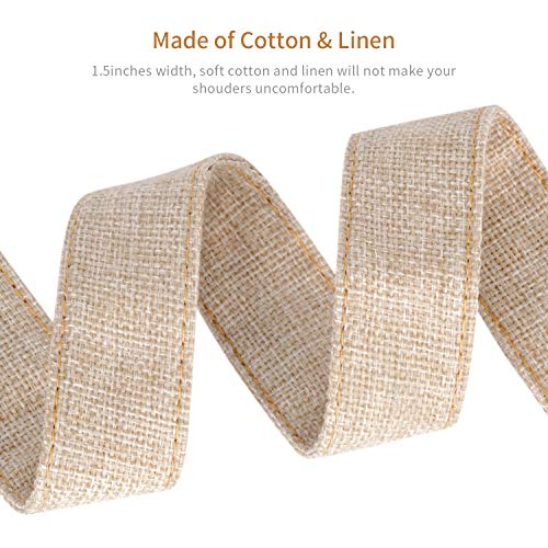 Opocc Ukulélé Sangle, sangle de ukulélé Country Style doux Coton, Lin Sangle réglable pour ukulélé Ukulélé – Cuir véritable Bandoulière, 1 Pick beige - Les Beatles, Paul McCartney, John Lennon, RIngo Starr, George Harrison Opocc Ukulélé Sangle, sangle de ukulélé Country Style doux Coton, Lin Sangle réglable pour ukulélé Ukulélé – Cuir véritable Bandoulière, 1 Pick beige – Image 5