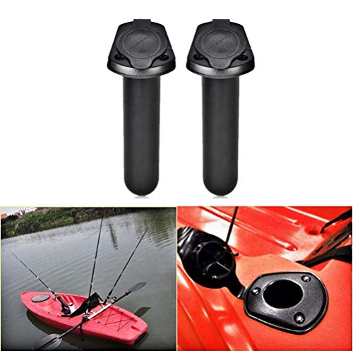 Suporte de vara de pesca LIOOBO de plástico para vara de pesca e tampa para tampa de pesca, acessóri