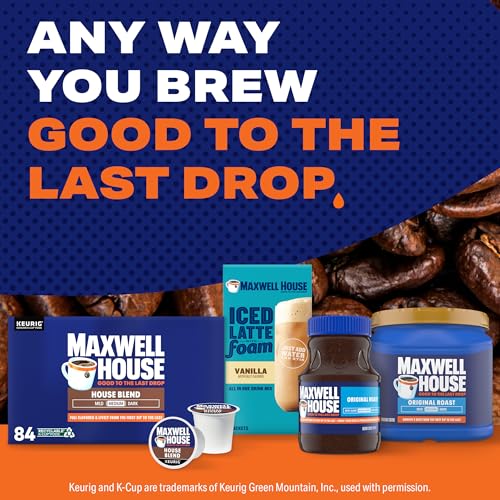 Maxwell House House Blend Medium Roast K-Cup Coffee Pods, 84 ct Box - image 9