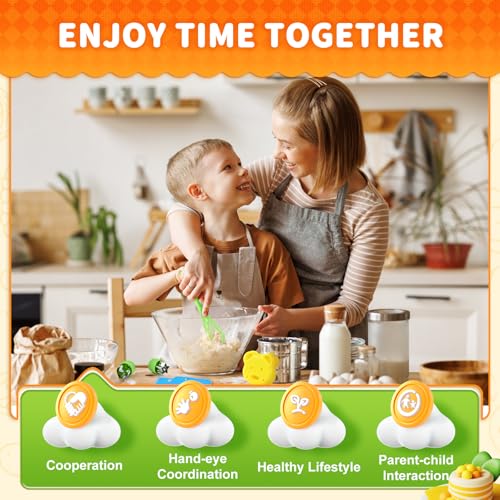 Image of 17PCS Montessori Toys Real Cooking Set for Kids Ages 3-6 - Kitchen Toys for Toddlers with Safe Knives, Cutting Board & Utensils - Learning Educational Pretend Play