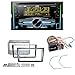 Produktbild Radioeinbauset 2-DIN Radioblende Stealth-Black für Opel Astra/Antara/Corsa/Zafira (Siehe Beschr.)+ JVC KW-DB93BT DAB+ Receiver mit CD/USB BT FSE iPhone