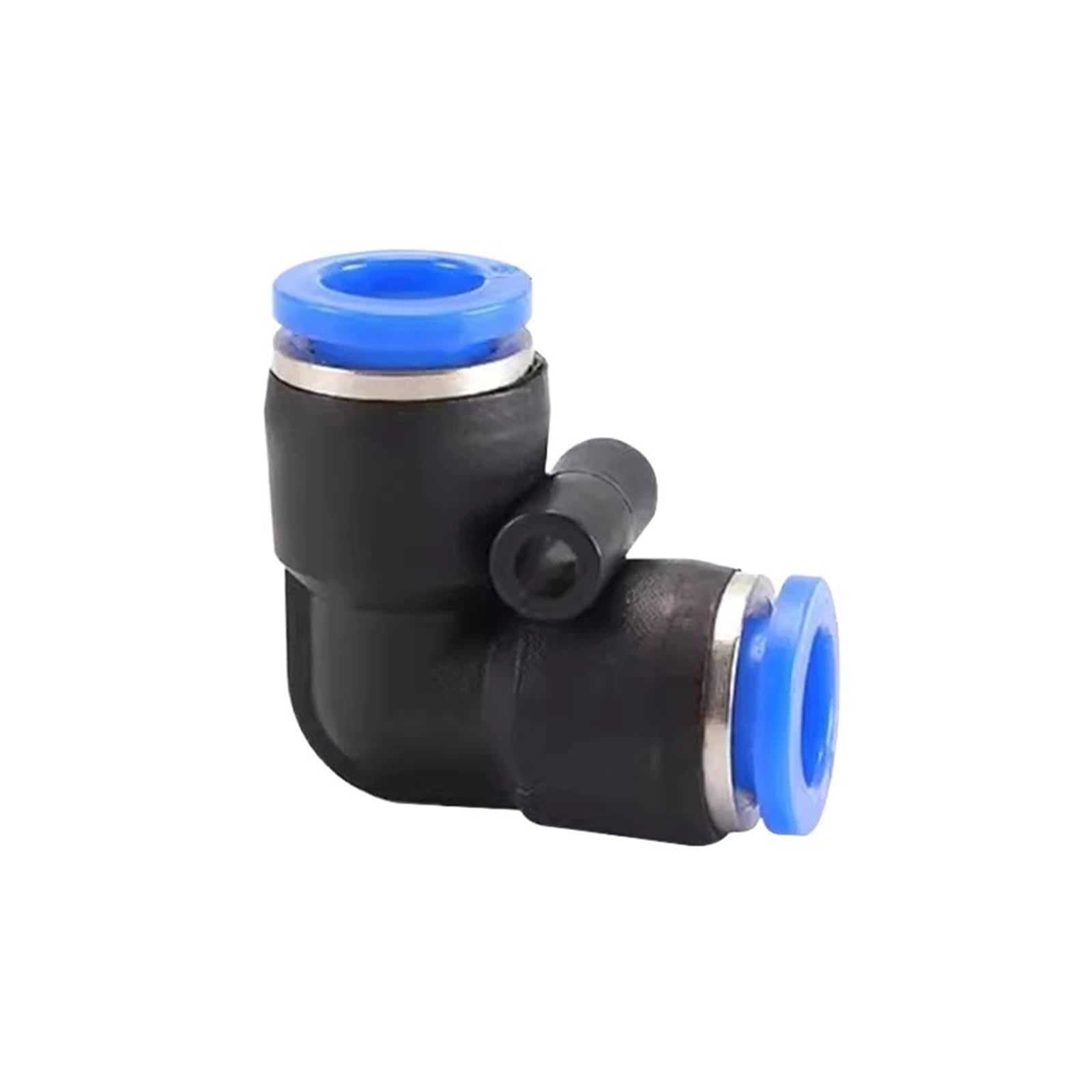 Connettori per tubi d'aria, 10/50 PZ Gomito PV Grado Plastica Raccordo rapido pneumatico 4-12mm Connettore rapido aria/acqua(Pv-10,50 PCS)