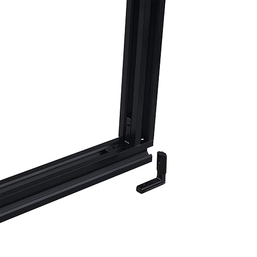 Miniatura 10 de CNCYEAH Extrusión de perfil de aluminio 2040 3,280.8 ft 2 unids ranura en V negro europeo estándar anodizado CNC perfil de aluminio 4 juegos de