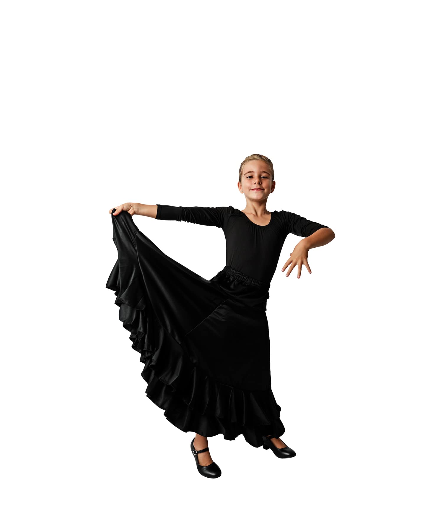 Falda de flamenco con dos volantes el regalo perfecto para niñas 2