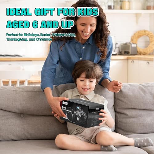 Image of Remote Control Robot Dog Toy for Kids,2.4Ghz 8WD Gesture Sensing Stunt Rc Cars with Music & Light,Children Birthday Gift for 6 7 8 9 10 11 12 Years Old Boys