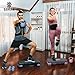 Aerobic Stepper Set with Dumbbells & Measuring Tape, Adjustable Height 2 Level Risers Workout Exercise Step Platform, Blue Black, the Ultimate Gift for a Joyful Holiday and Merry Christmas