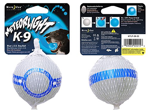 Nite Ize MeteorLight LED Dog Ball Blue MTLP-08-03