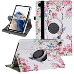 Ceysin Rotating Case for Samsung Galaxy Tab A8 10.5 Inch 2021 2022 Tablet (SM-X205N/X200N/X207), 360 Degree Rotating Protective Stand Cover with Auto Wake Sleep for Galaxy Tab A8 (Hummingbird)