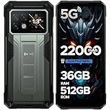 【Écran principal immersif à 120 Hz et écran secondaire arrière pratique】Profitez d'un défilement fluide et d'images éclatantes sur le grand écran IPS FHD+ de 6,72 pouces avec un taux de rafraîchissement réactif de 120 Hz. L'écran arrière carré innovant de 1,3 pouce du smartphone incassable permet d'accéder instantanément aux notifications, à l'heure, à l'état de la batterie et même aux commandes de l'appareil photo sans avoir à retourner le téléphone, offrant ainsi un confort inégalé.