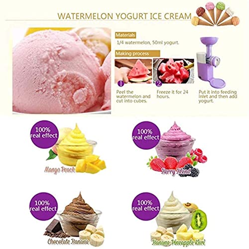 fikujap Softeismaschine Zuhause, Frozen Yogurt Sorbet Maker Automatikmaschine, Eismaschinenmaschine Für Zu Hause… – Bild 6