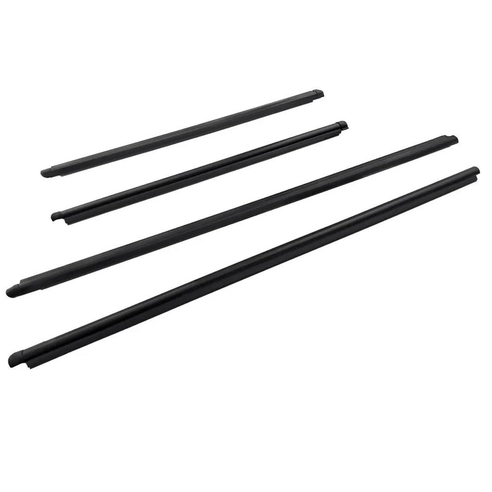 Hlwxmdz One Color 4 Pieces Outside Moulding Weatherstrip Line For Hyundai For Getz 2006-2011 Glass Window Rubber For 82210-1C001 Car Window Seals