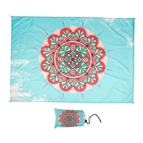 Natte de plage imprimée colorée et tapis de sol étanche compact nylon