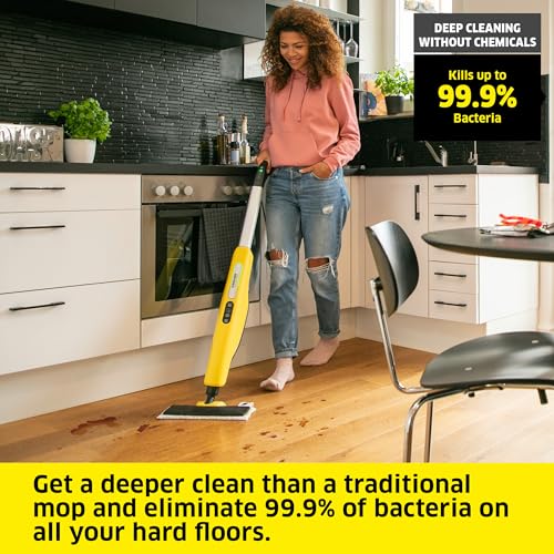 Kärcher - SC 3 EasyFix Steam Cleaner Steam Mop - Upright - For Hard Floors and Carpet - Rapid 30 Second Heat-Up - Thumbnail 4