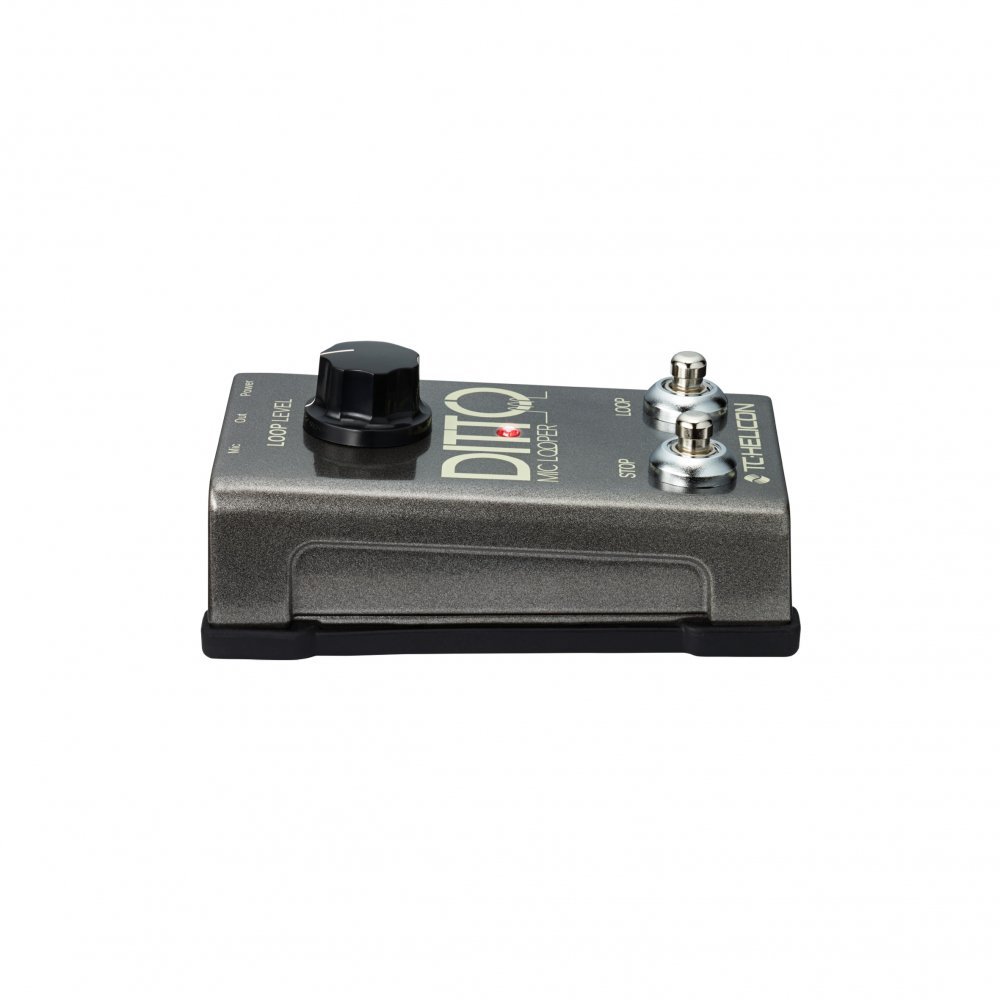 TC Helicon DITTO MIC LOOPER Pédale de Boucle à Deux Potentiomètres Facile à Utiliser pour Voix et Instruments Acoustiques