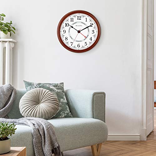 18 Day-of-Week Wooden Wall Clock