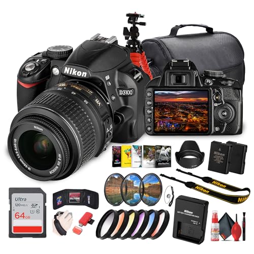 Nikon D3100 DSLR Camera Kit with 18-55mm VR Lens –