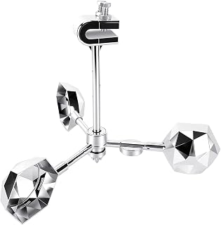 Dioche Bird Scarer with Telescopic Pole, Wind Powered Spinning Reflector