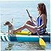 Cndiyald Boat Oars 2 Pack 45 Inch Detachable Foldable Portable Kayak Paddles Lightweight Plastic Oars for Inflatable Boat Fishing Travel Outdoor