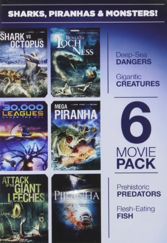 Películas de Tiburones y Pirañas en DVD para Noches de Cine de Terror en Casa 2