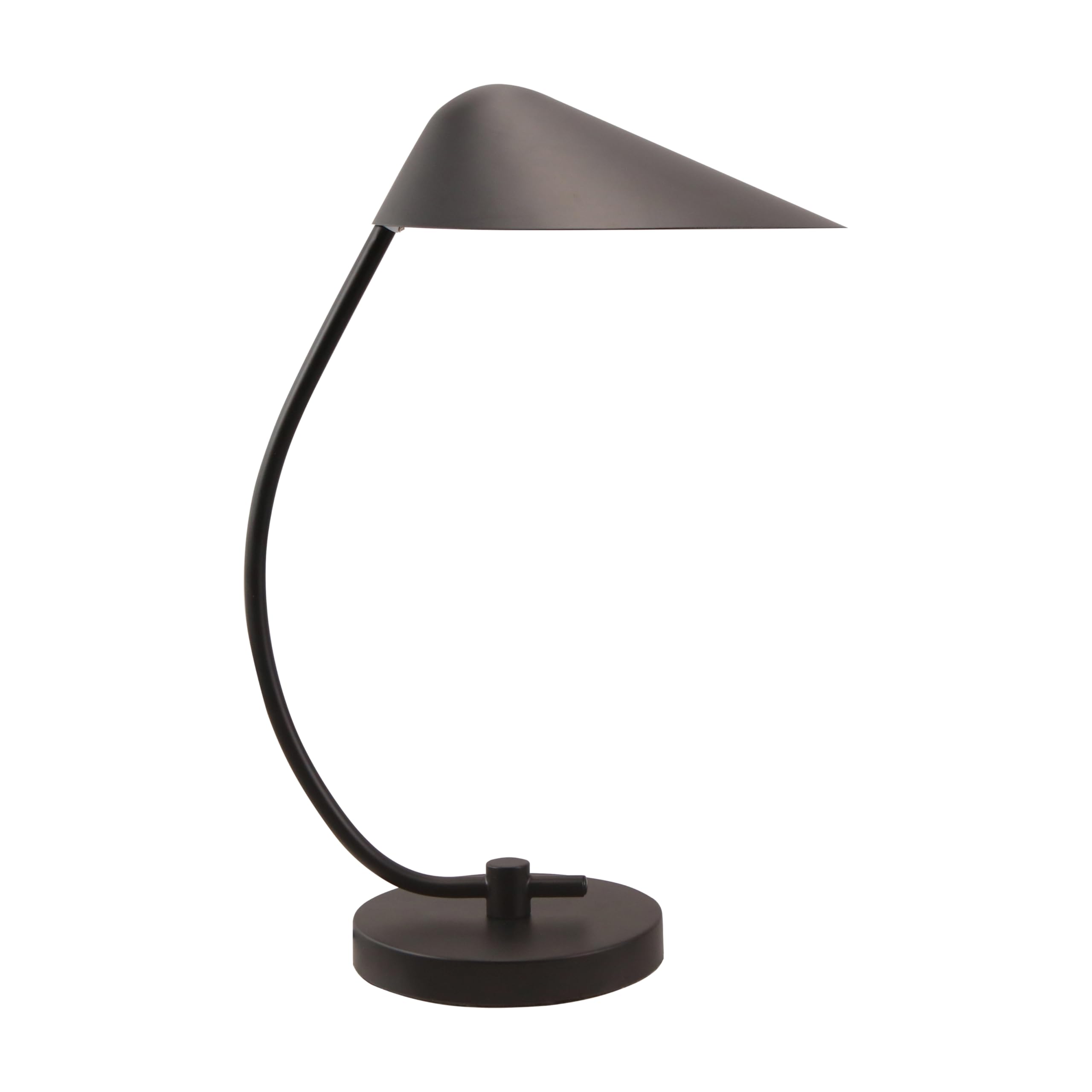 Creative Co-Op Metal Table Lamp with Inline Switch, Black Finish