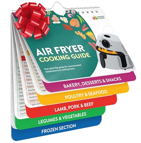 Image of Air Fryer Cheat Sheet Magnets Cooking Guide Booklet - Air Fryer Cookbooks - Air Fryer Liners - Air Fryers Kitchen Gifts Gadgets 2025 and 2026 - Air Fryer Accessories - Air Fryer Cooking Guide