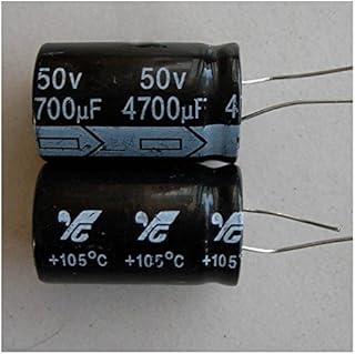 New 2PCS 4700uf 50v 50v4700uf 22 * 37mm 22X37mm 105Â° Radial Electrolytic Capacitor
