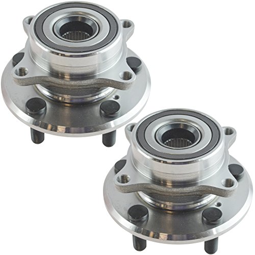 Image of TRQ Front Left and Right Wheel Bearing and Hub Assembly Set 2 Piece Compatible with 2011-2017 Honda Odyssey