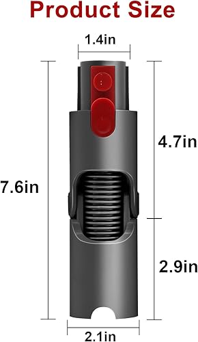 Miniatura 2 de Adaptador inferior para aspiradora Dyson V7 V8 V10 V11 V15 Aspiradora Adaptador superior de liberación rápida Herramienta de limpieza de bajo