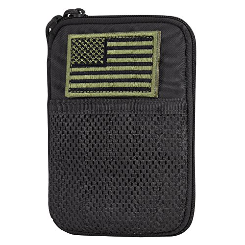 Condor Pocket Pouch US Patch (Black, 7.25 x 5-Inch)